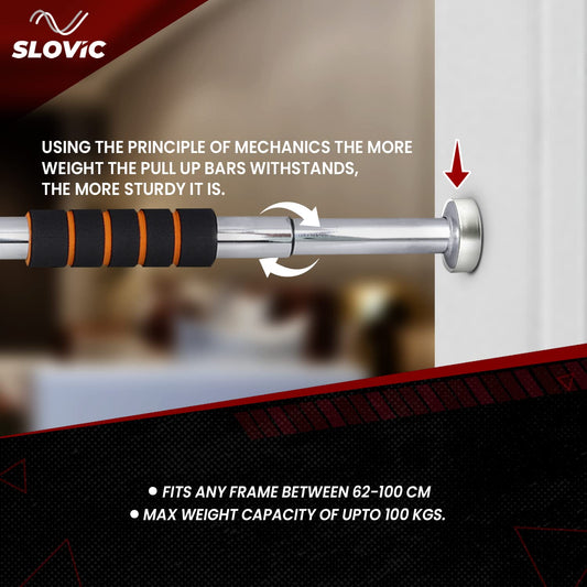 💪Heavy-Duty Adjustable Doorway Exercise Bar