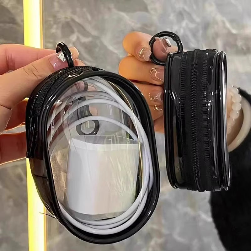 Smart Transparent Storage Bag With Keychain