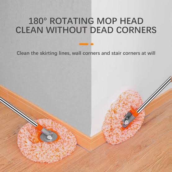 360° Rotatable Sunflower Mop with Extendable Handle