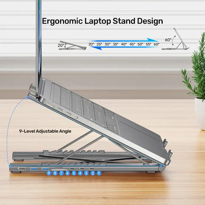 Aluminium Portable Laptop Stand