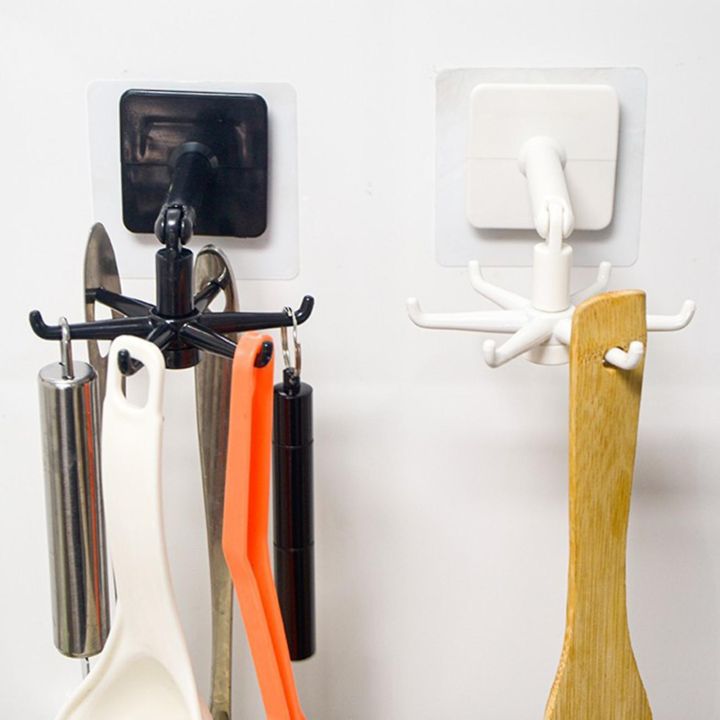 360° Rotation Self-Adhesive Hook Kitchen Bathroom