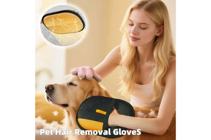 Pet Hair & Lint Remover Gloves