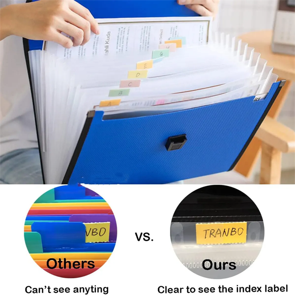 Multi-Layer Expanding Document Organizer Bag