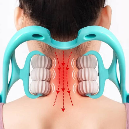 6 Wheel Neck Massager Roller