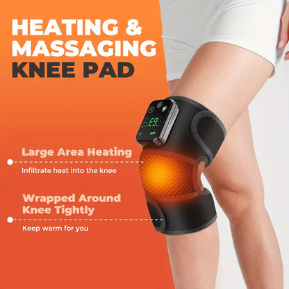 Rechargeable Knee Massager & Heat Support Belt