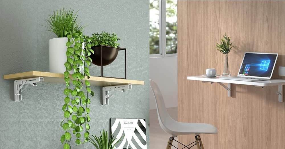 Heavy-Duty Foldable Wall Bracket Set