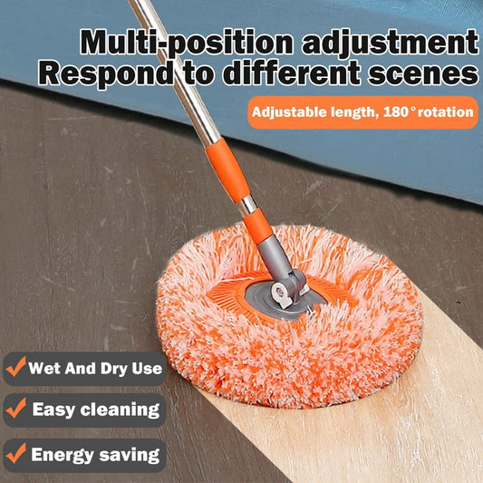 360° Rotatable Sunflower Mop with Extendable Handle