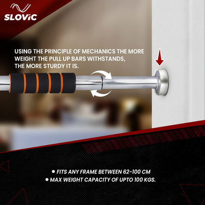 💪Heavy-Duty Adjustable Doorway Exercise Bar