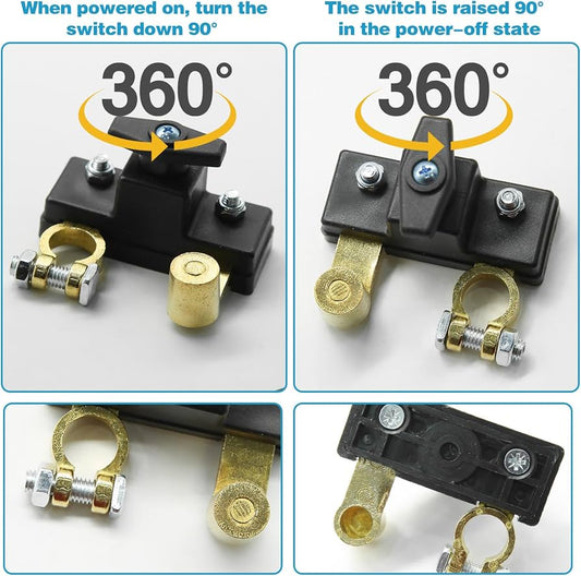 Anti-Theft Car Battery Isolator Lock