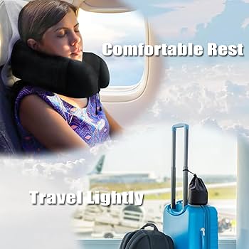 2-in-1 Travel Neck Pillow & Storage Space