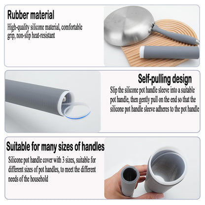 Silicone Pot Handle Grip Heat Insulation