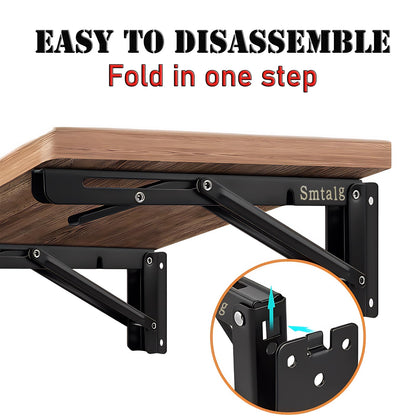 Heavy-Duty Foldable Wall Bracket Set