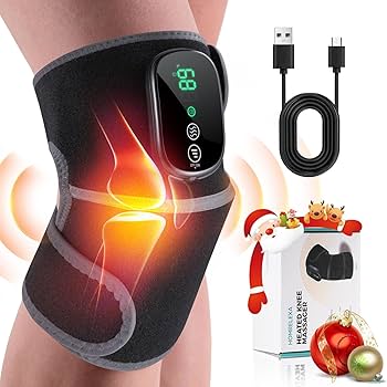 Rechargeable Knee Massager & Heat Support Belt