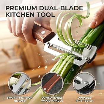 3 in 1 Stainless Steel Vegetable Peeler Knife