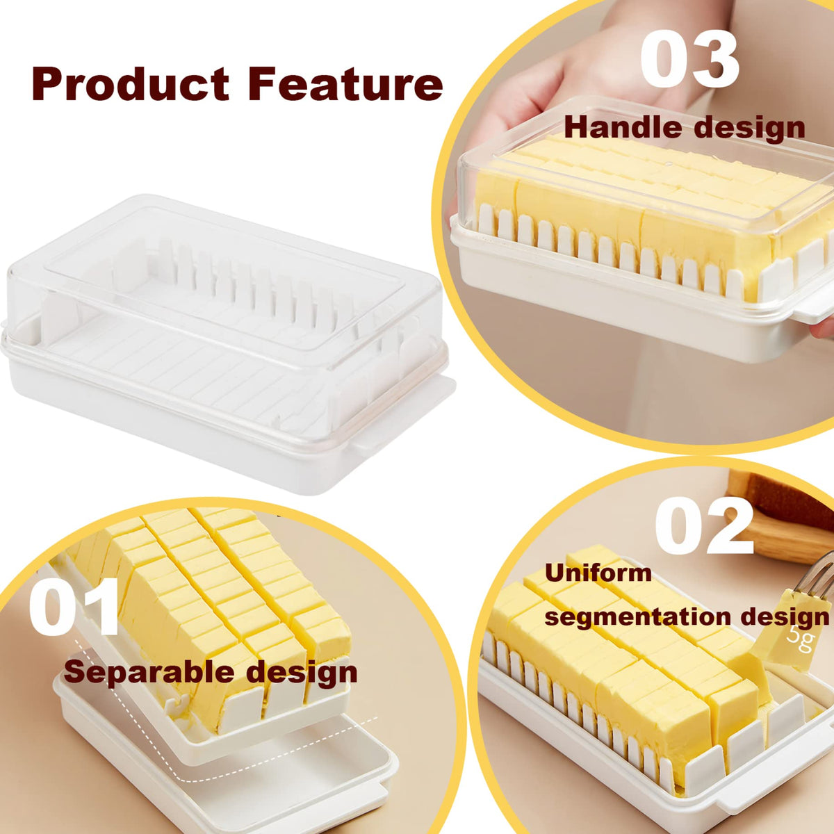 Butter Slicer Dish with Storage Container