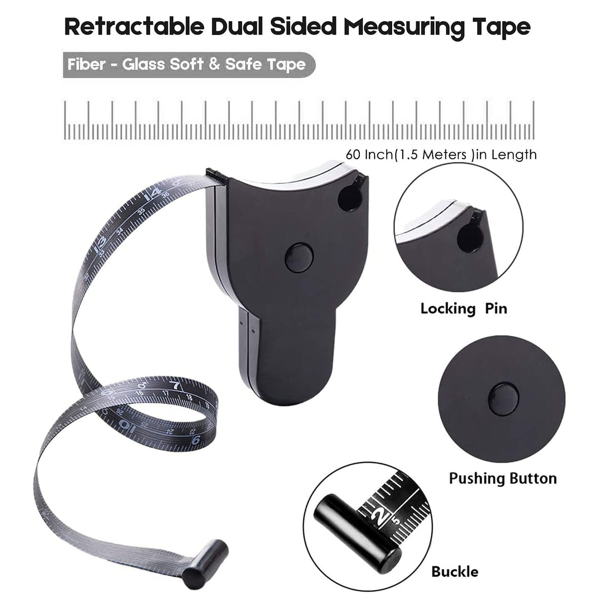 Body Measuring Tape for Fitness & Tailoring