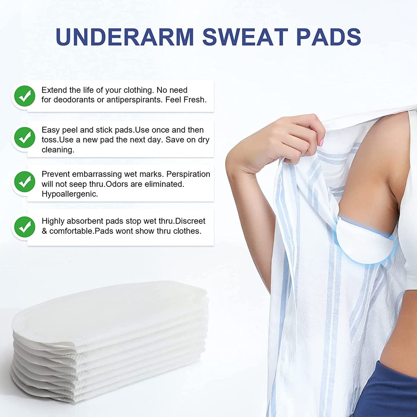 Underarms Sweat Pad Pack of 10