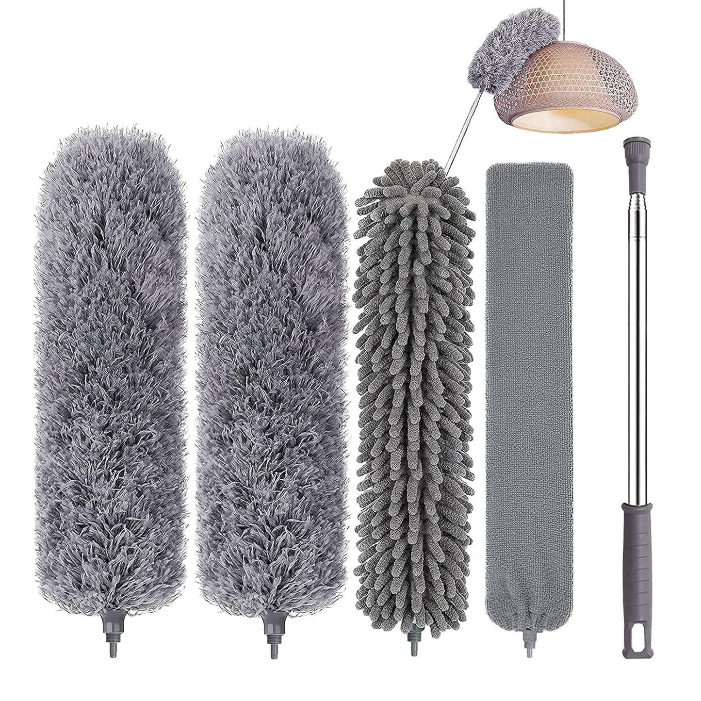 Long handle Microfiber Cleaning Brush