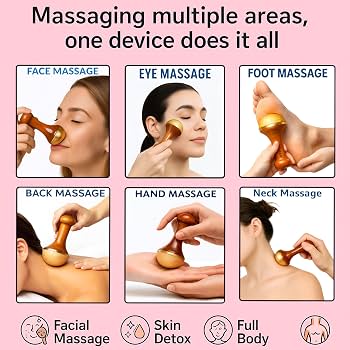 Kansa face & Foot Therapy Tool for Deep Massage