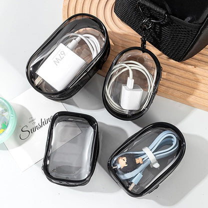 Smart Transparent Storage Bag With Keychain