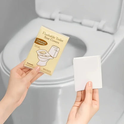 Hygienic Flushable Seat Cover Sheets (10 Pieces)