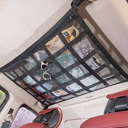 Large Capacity Car Roof Storage Net