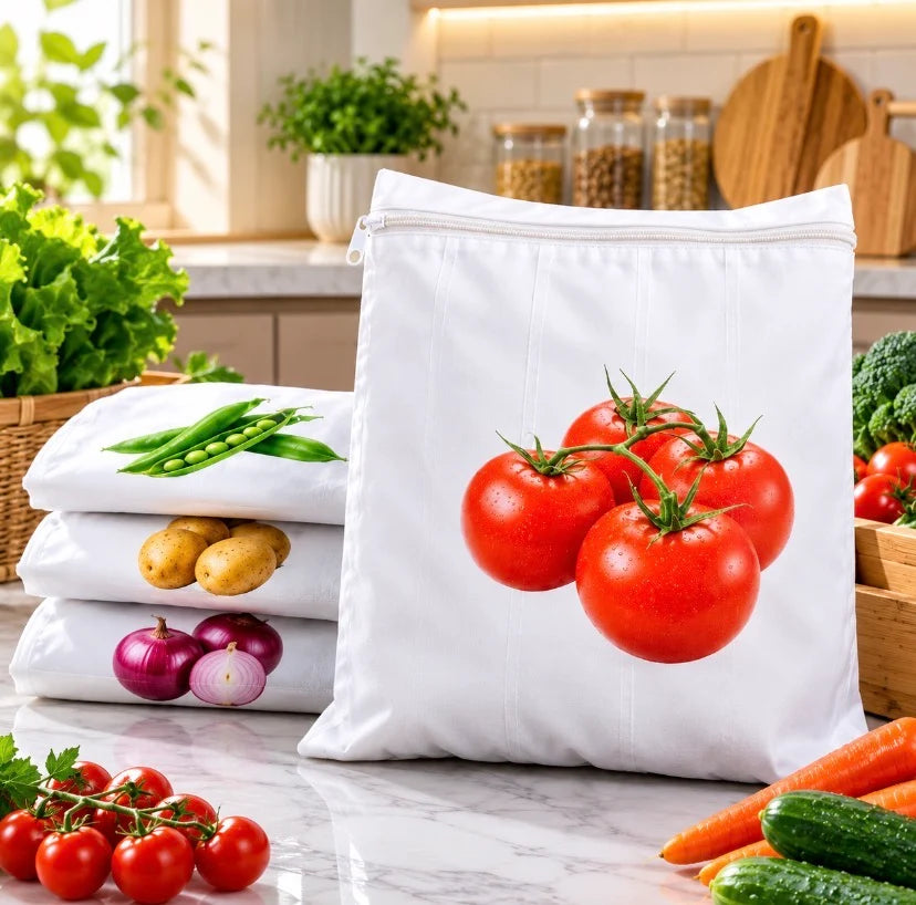 Reusable Cotton Grocery & Vegetable Storage Bag