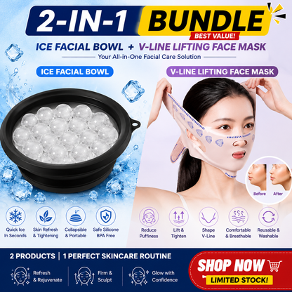 2-in-1 Ice Therapy & V-Line Facial Care Bundle