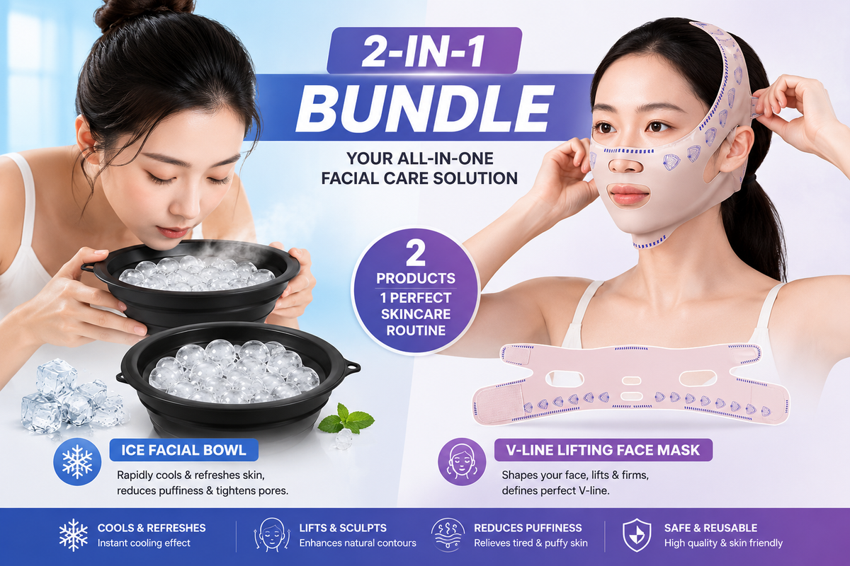 2-in-1 Ice Therapy & V-Line Facial Care Bundle