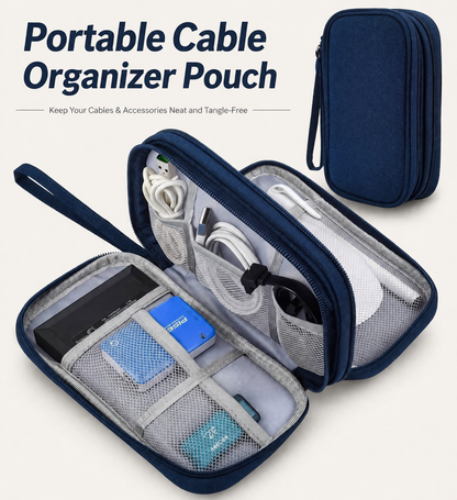 Universal Cable & Charger Organizer Pouch