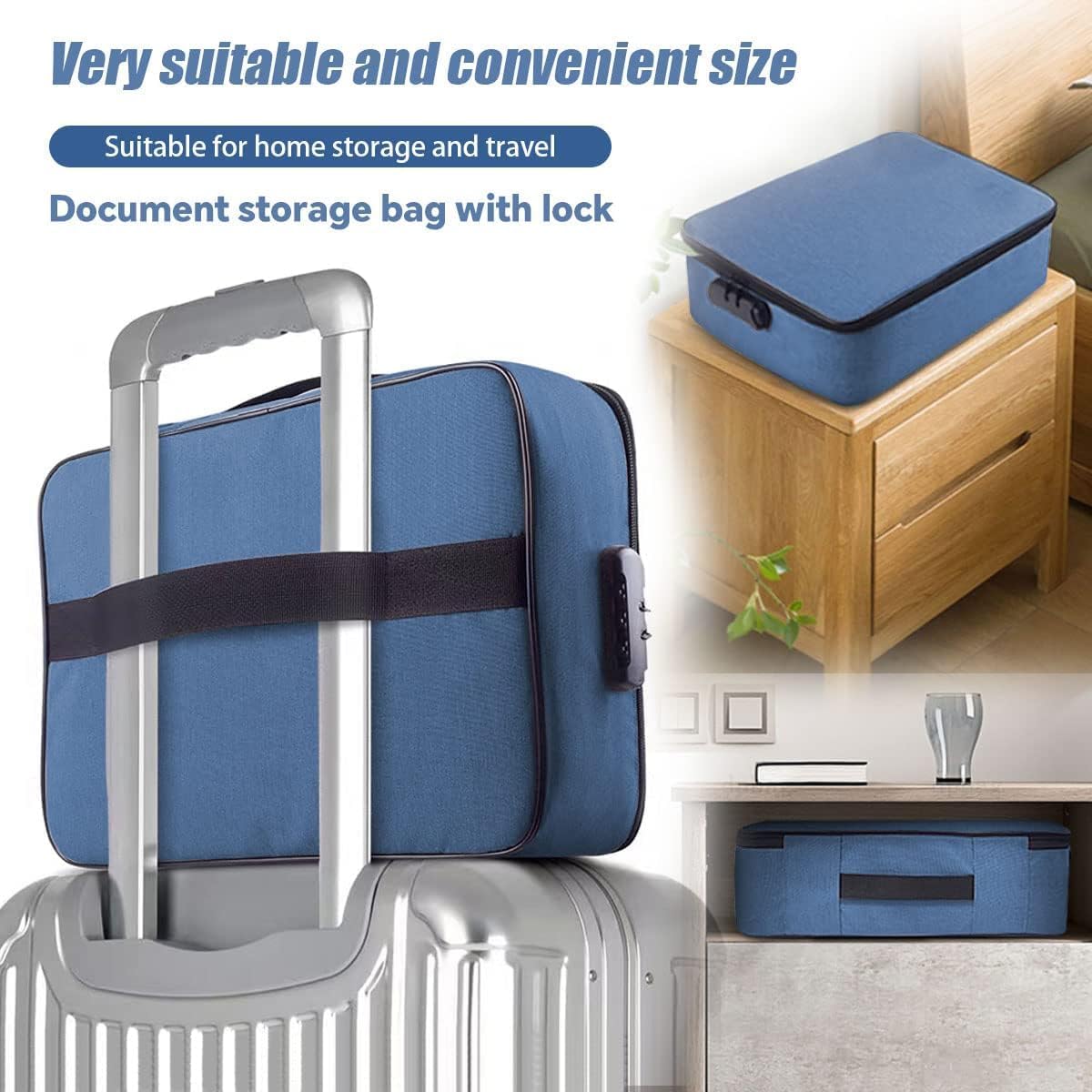 Travelling Document Organizer Briefcase