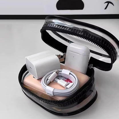Smart Transparent Storage Bag With Keychain