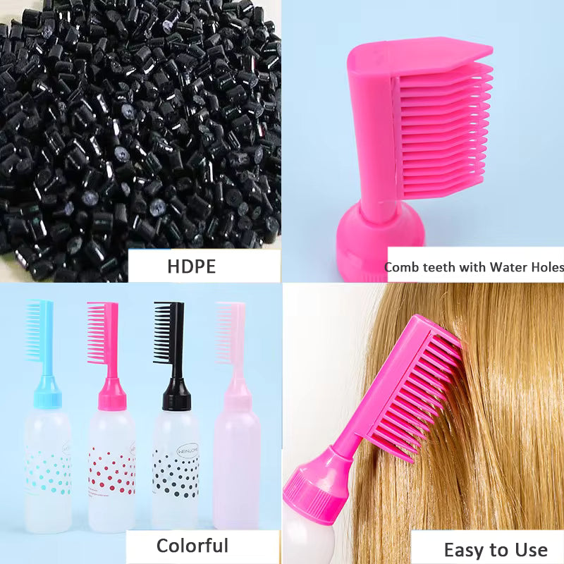 Professional Hair Dye Applicator Comb with Oil Bottle