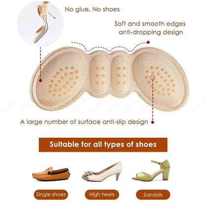 Heel Cushion Pads – 2 Pairs (4 pads)