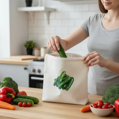 Reusable Cotton Grocery & Vegetable Storage Bag