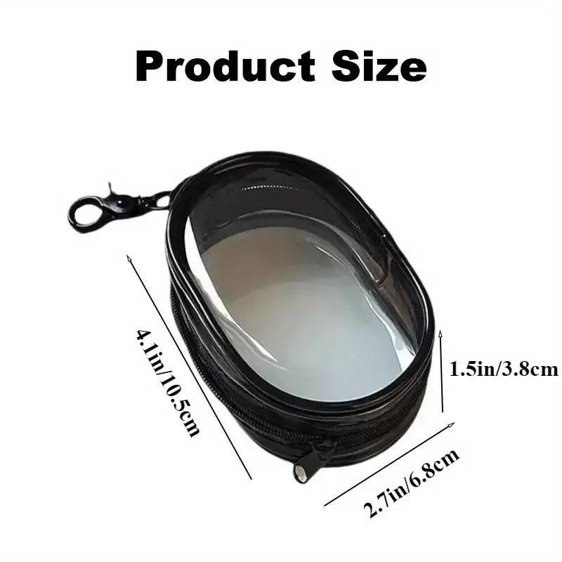 Smart Transparent Storage Bag With Keychain