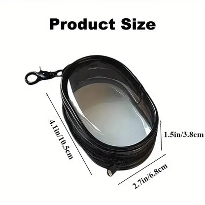 Smart Transparent Storage Bag With Keychain