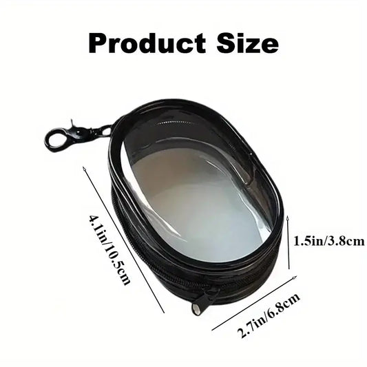 Smart Transparent Storage Bag With Keychain