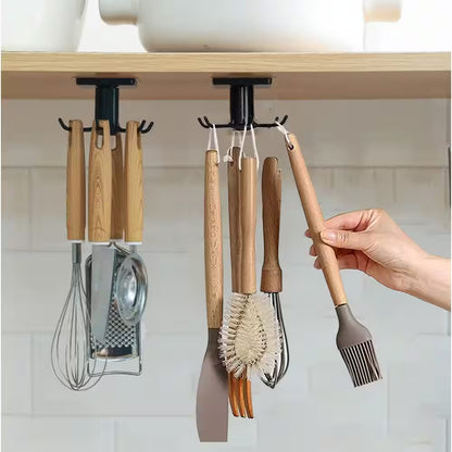 360° Rotation Self-Adhesive Hook Kitchen Bathroom