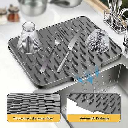 Silicone Anti Slip Dish Drying Matt