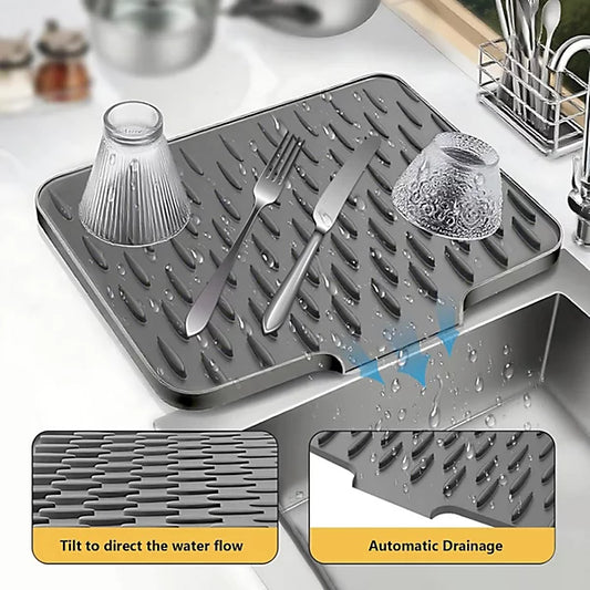 Silicone Anti Slip Dish Drying Matt