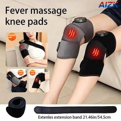 Rechargeable Knee Massager & Heat Support Belt