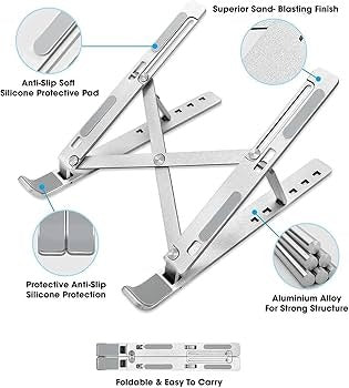 Aluminium Portable Laptop Stand
