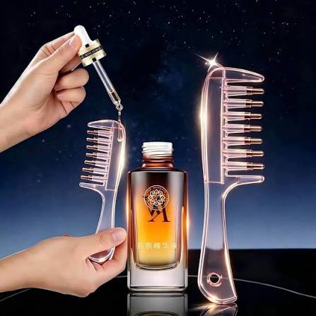 Hair Oil Applicator Crystal Comb For Hair Care