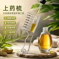 Hair Oil Applicator Crystal Comb For Hair Care