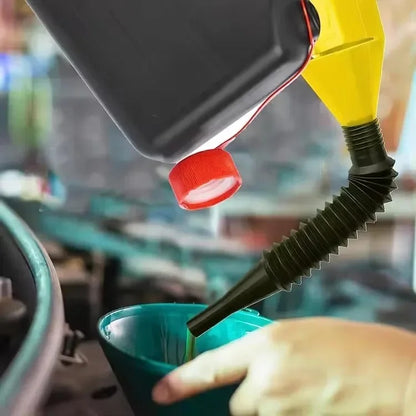 Flexible refueling funnel