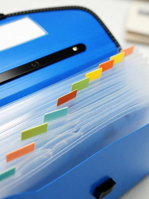 Multi-Layer Expanding Document Organizer Bag
