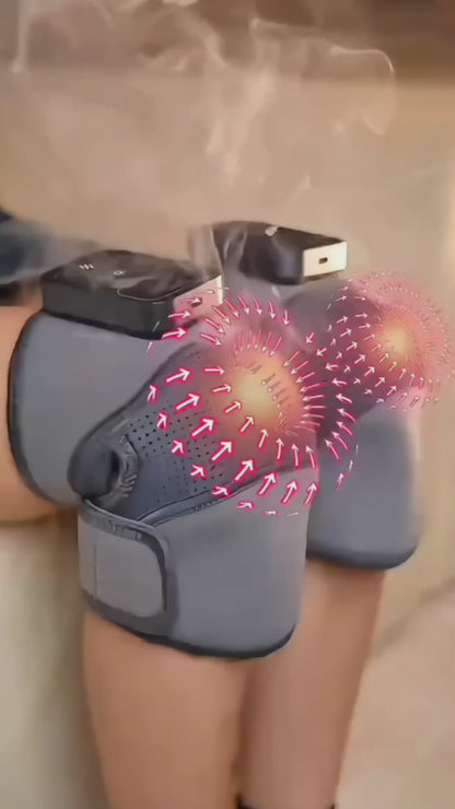 Rechargeable Knee Massager & Heat Support Belt