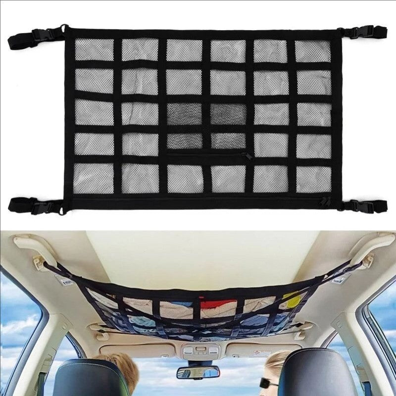 Large Capacity Car Roof Storage Net