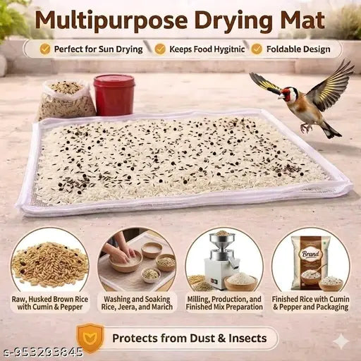 Hygienic Multi-Purpose Food Sun Drying Mat